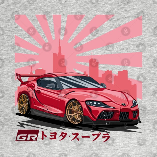 GR Supra Red by zevalia